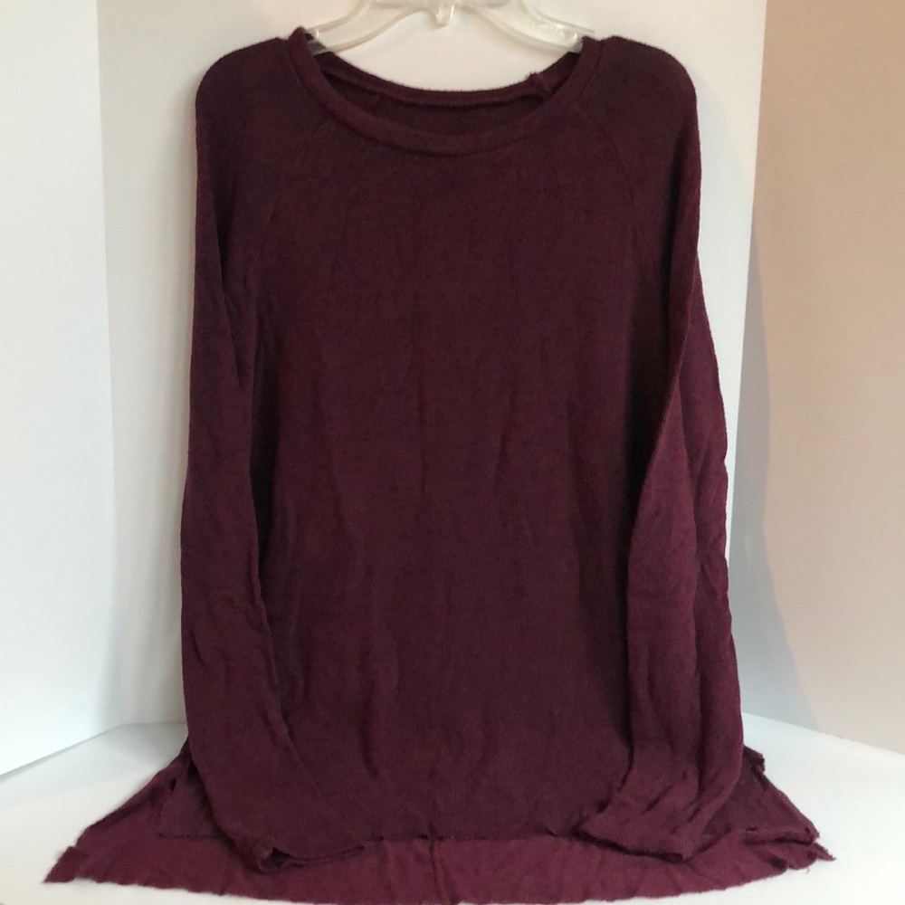 American Eagle soft and sexy tunic with raw hem and split sides size XS
